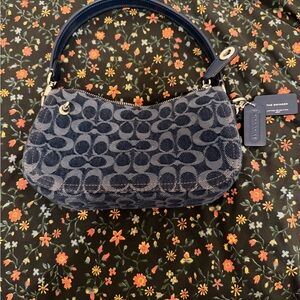Coach Denim Swinger Shoulder Bag